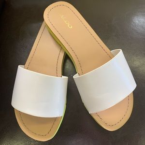 Aldo Slippers Sliders slip on sandals size 7